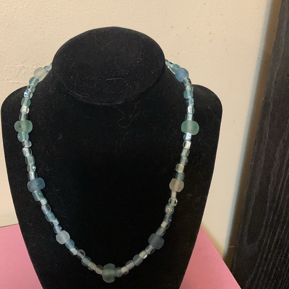 Beautiful blue necklace, 18” - Picture 5 of 6